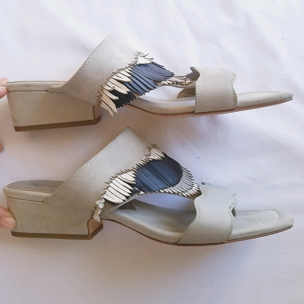 🌸 Donald J Pliner | Mint Suede Darcie Sand - Picture 2 of 8